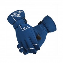 Women Elegant Gloves Outdoor Sports Windproof/Waterproof  Glove Royalblue