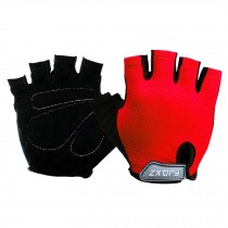 Outdoor Sports Gloves Half-finger Fingerless Cycling Antiwear Gloves Red