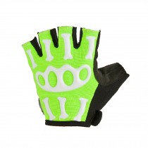 Men & Women Outdoor Sports Gloves Half-finger Fingerless Cycling Gloves Green