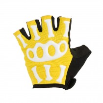 Men & Women Outdoor Sports Gloves Half-finger Fingerless Cycling Gloves Yellow
