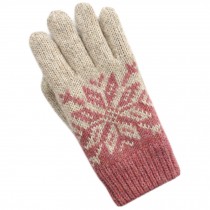 1 Pair Women Winter Warm Wool Knitted Gloves Thicken Full Finger Gloves F