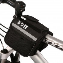 BOI bicycle beam package Bike Frame Rack Tube Bag??cycling bag Black