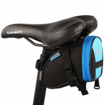 [Blue/Black]Cycling Seat Bag Bicycle Saddle Bag Under Seat Pack Bike Seat Pouch