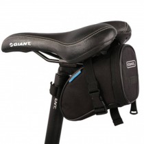 [Black]Cycling Seat Bag Bicycle Saddle Bag Under Seat Pack Bike Seat Pouch