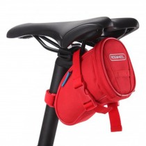 [Red]Cycling Seat Bag Bicycle Saddle Bag Under Seat Pack Bike Seat Pouch