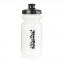 Wide Mouth Water Bottle Outdoor Bicycle Water Bottle (White/Black, 0.6L)