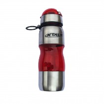 High Quality Water Bottle Outdoor Bicycle Water Bottle (Red/Silver, 0.5L)
