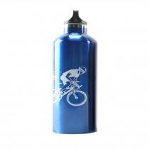 Double Wall Vacuum Insulated Stainless Steel Water Bottle (Blue, 0.6L)