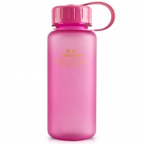 [20-Ounce]Minimalist Leakage-Proof Water Bottle with Carrying Strap,Frosted/Pink