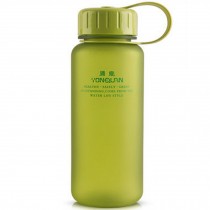 [20Ounce]Minimalist Leakage-Proof Water Bottle with Carrying Strap,Frosted/Green