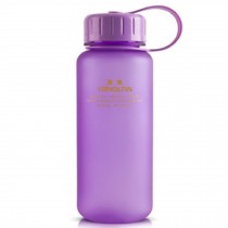 20Ounce Minimalist Leakage-Proof Water Bottle with Carrying Strap,Purple/Frosted