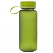20-Ounce Minimalist Leakage-Proof Water Bottle with Carrying Strap,Frosted/Green