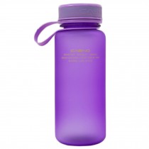 20Ounce Minimalist Leakage-Proof Water Bottle with Carrying Strap,Frosted/Purple