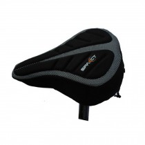 Youth/Adults Road/Mountain Cycling Saddle Cover,Bike Seat Cover Black/Grey