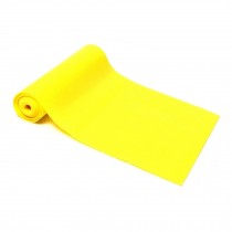 Exercise & Fitness Stretch Bands Latex Flat Band Yoga,Pilates and Therapy Yellow