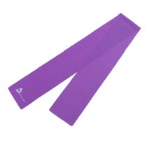 Latex Yoga Strap Pilates Flat Stretch Exercise Band Physical Therapy, Purple