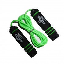 Jump Rope for Fitness Training,Athletic Speed Rope 3M Rubber Skip Rope Green