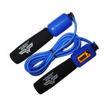 Jump Rope for Exercise,Rubber Speed Rope 3M Count Rope Skipping Blue