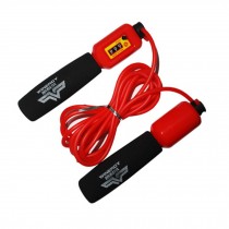 Jump Rope for Exercise,Rubber Speed Rope 3M Count Rope Skipping Red