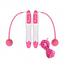 Jump Rope for Fitness Training,Wireless Jump Rope PU Skipping Rope 3M Pink