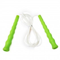 Children's Fitness Training  Lightweight Easily Adjustable Jump Rope,Green
