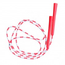 Fitness Training  Lightweight Easily Adjustable Jump Rope,Red&White