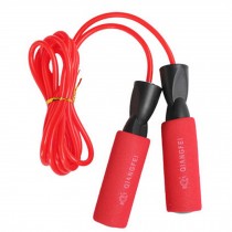 Fitness Training Jump Rope with Comfort Handle,Red