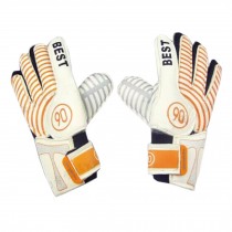 Best Breathable Adults Football Receiver Gloves, (Orange/White, M)