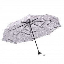 Automatic 3 Folding Umbrella Windproof Anti-UV Outdoor Rain/Sun umbrella News C