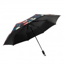 Automatic 3 Folding Umbrella Windproof Anti-UV Outdoor Rain/Sun umbrella M