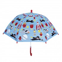 Kids Umbrella - Childrens 22 Inch Rainy Day Umbrella - Space Age