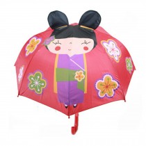 Childrens  Rainy Day Umbrella /Bright colors/Kids Umbrella??Cherry blossoms  Girl