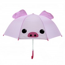 Childrens  Rainy Day Umbrella /Bright colors/Kids Umbrella??cute pig