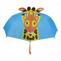 Childrens  Rainy Day Umbrella/??0-7years)Bright colors Kids Umbrella Giraffe