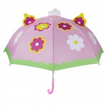 Childrens  Rainy Day Umbrella/??0-7years)Bright colors Kids Umbrella, fllower