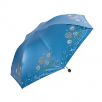 Easily Carry Travel Dandelion Umbrella blue Compact Convenient Umbrella