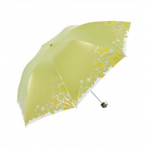Portable Umbrella Compact Creative star greenyellow Umbrella