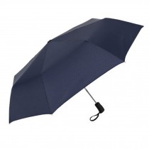 Simple Style Automatic Folding Umbrella Windproof Anti-UV Umbrella-Blue Check