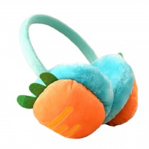 Cute Fruit Super Soft Earmuffs Winter Earmuffs Ear Warmers, Carrot