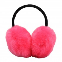 Fashion Plush Faux Fur Earmuffs Earwarmer Winter Accessory,thick,pink