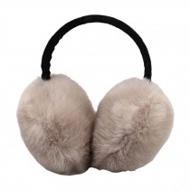 Fashion Plush Faux Fur Earmuffs Earwarmer Winter Accessory,thick,khaki