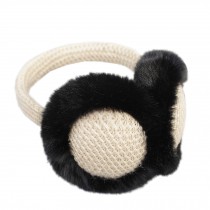 Simplicity Women's Knitted Plush Earmuffs For The Winter/ Soft And Warm  D