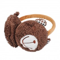 Kids Animal Design Earmuff/ Cute Bear Earmuff/ Soft And Warm   B