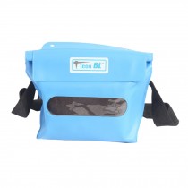 Blue High Quality Waterproof Pouch Waist Bag With Waist Strap For Beach/Fishing