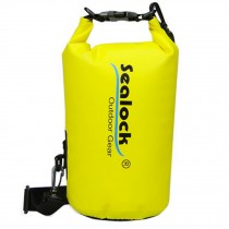 5L-Waterproof Dry Sack For Boating/Floating/Swimming with Strap,Yellow