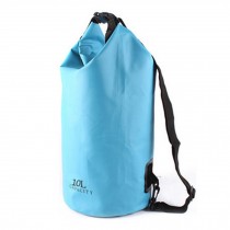 10L-Waterproof Dry Sack For Boating/Floating/Swimming with Strap,Light Blue