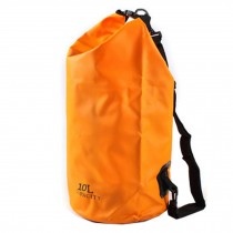 10L-Waterproof Dry Sack For Boating/Floating/Swimming with Strap,Orange