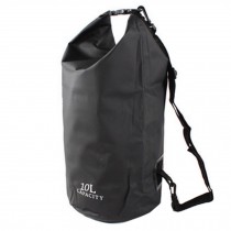 10L-Waterproof Dry Sack For Boating/Floating/Swimming with Strap,Black