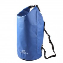 10L-Waterproof Dry Sack For Boating/Floating/Swimming with Strap,Dark Blue