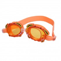 Lovely Crab Children Waterproof Anti-fog Goggles Swimming Goggles,Orange